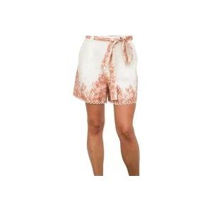 Twinset Beige Taille Shorts , Multicolor , Dames , Maat: M