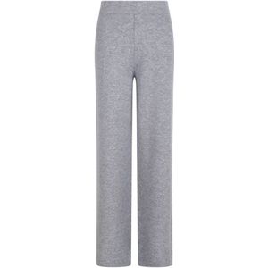 Max Mara Studio, Dames, Broeken, Grijs, Maat: L Wol,