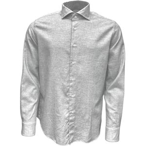 Xacus, Heren, Overhemden, Beige, Maat: L Flanel,