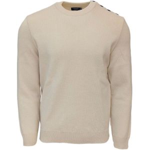 Saint James, Heren, Truien, Wit, Maat: L Wol,