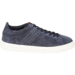 Hogan Platte schoenen met suède onderkant , Blue , Heren , Maat: 40 EU