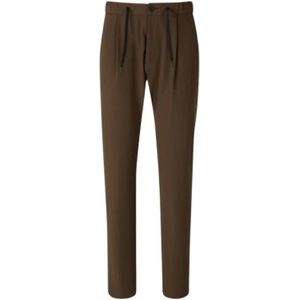 Herno, Dames, Broeken, Bruin, Maat: L Nylon,