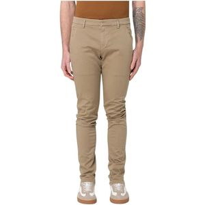 Dondup, Heren, Broeken, Beige, Maat: W38 Katoen,