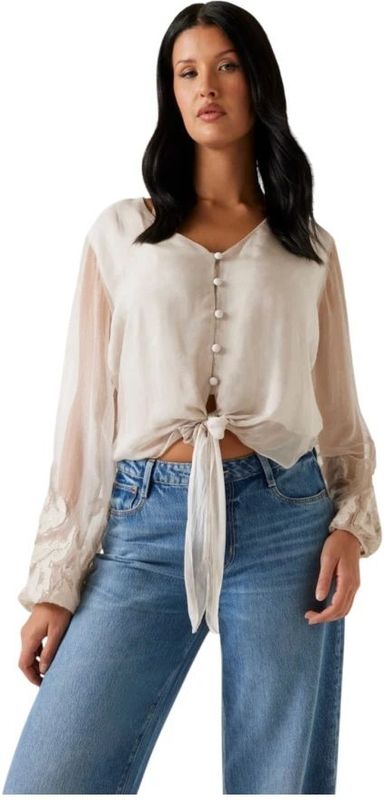 Damesblouse met lange mouwen Guess Camilla Garment