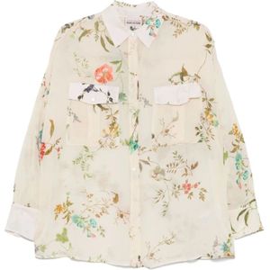 Semicouture, Dames, Blouses & Shirts, Veelkleurig, Maat: XS