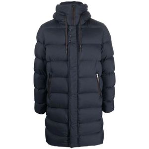 Herno, Heren, Mantels, Blauw, Maat: XL Polyamide,