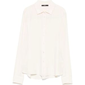 Seventy, Dames, Blouses & Shirts, Beige, Maat: 2XS Zijde,