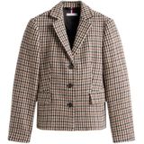 Tommy Hilfiger, Dames, Jassen, Bruin, Maat: 3XS Wol,