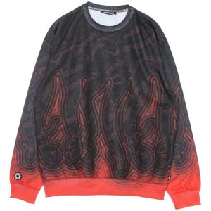 Octopus, Heren, Sweatshirts & Hoodies, Veelkleurig, Maat: XS Katoen,