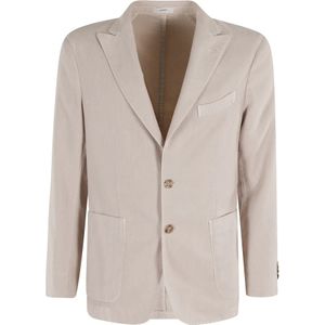 Boglioli, Heren, Jassen, Beige, Maat: L Linnen,