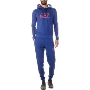 Emporio Armani Ea7, Heren, Sport, Blauw, Maat: L Katoen,