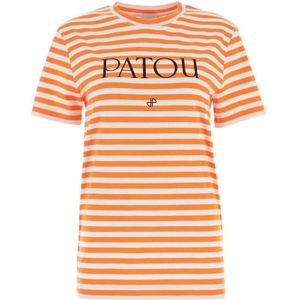 Patou, Dames, Tops, Veelkleurig, Maat: XS Katoen,