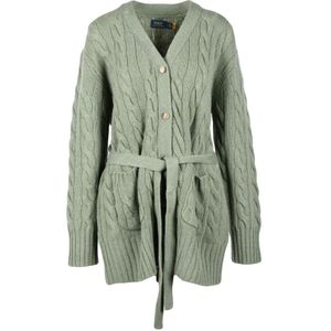 Polo Ralph Lauren, Dames, Truien, Groen, Maat: L Wol,