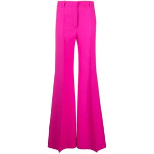Valentino, Dames, Broeken, Roze, Maat: XS Wol,