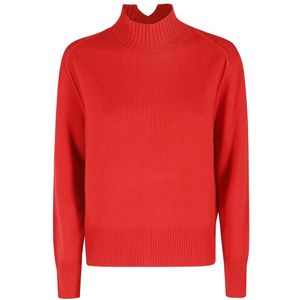 Gran Sasso, Dames, Truien, Rood, Maat: M Wol,