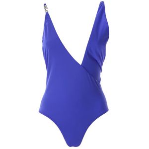 Karl Lagerfeld, Dames, Badkleding, Blauw, Maat: L