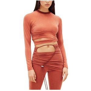 Jacquemus, Dames, Tops, Rood, Maat: M Jersey,
