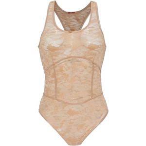 Diesel, Dames, Tops, Beige, Maat: L