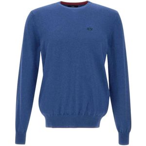 La Martina, Heren, Truien, Blauw, Maat: 3XL