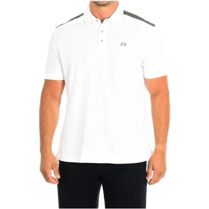 La Martina - Polo Shirt - Wit - 100% Katoen - Korte Mouwen