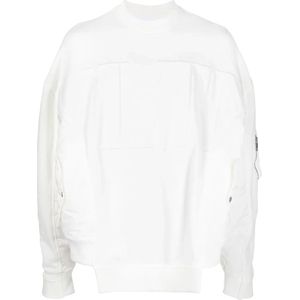 Valentino, Heren, Sweatshirts & Hoodies, Wit, Maat: XS Katoen,