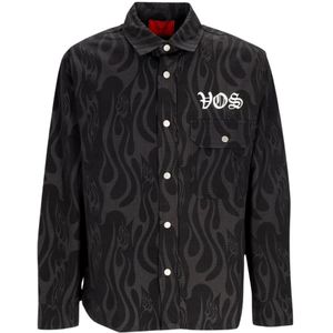Vision OF Super, Heren, Overhemden, Zwart, Maat: L Lame,