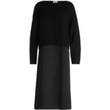 Vera Mont - Casual Jurk Set - Zwart - Dames - Tweed