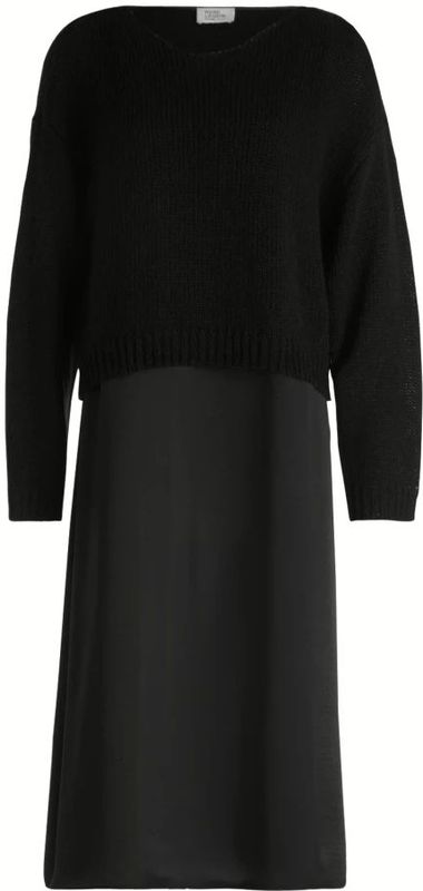 Vera Mont - Casual Jurk Set - Zwart - Dames - Tweed