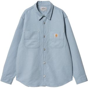Carhartt Wip, Heren, Jassen, Blauw, Maat: M Katoen,
