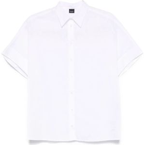 Fay, Dames, Blouses & Shirts, Wit, Maat: M Katoen,