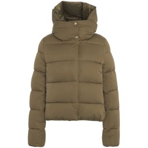 Save The Duck, Dames, Jassen, Groen, Maat: 2XS Poliester,