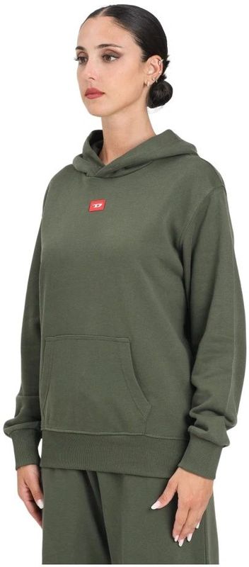 Diesel - Groene Hoodie - Dames - Katoen - Essentieel Ontwerp