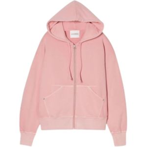 Closed, Dames, Sweatshirts & Hoodies, Roze, Maat: M Katoen,