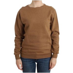 John Galliano, Dames, Sweatshirts & Hoodies, Bruin, Maat: XS Katoen,