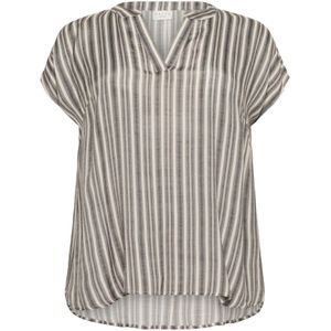 Kaffe Curve, Dames, Blouses & Shirts, Beige, Maat: 3XL