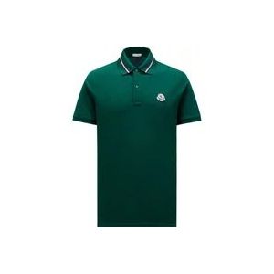 Moncler Polo Hemden , Green , Heren , Maat: XL