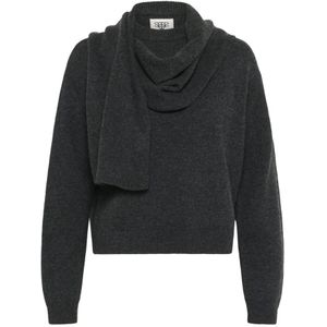 Karen by Simonsen, Dames, Truien, Grijs, Maat: M