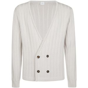 Eleventy, Heren, Truien, Beige, Maat: M Wol,