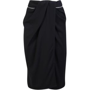 Jacquemus, Dames, Rokken, Zwart, Maat: XS Wol,