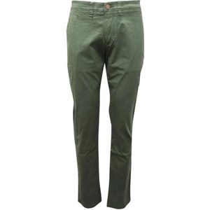 Sun68, Heren, Broeken, Groen, Maat: W34