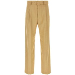 Dries Van Noten, Heren, Broeken, Bruin, Maat: L Viscose,