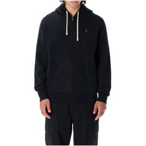 Polo Ralph Lauren, Heren, Sweatshirts & Hoodies, Zwart, Maat: S Katoen,
