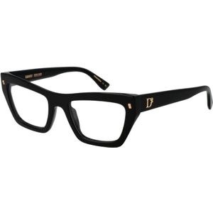 Dsquared2 - Acetaten Brillenmontuur - Zwart - Dames - Cat-eye Silhouet