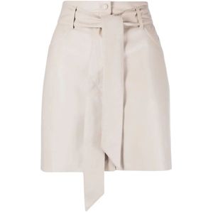 Nanushka, Dames, Rokken, Wit, Maat: M Poliester,