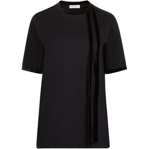 Nina Ricci, Dames, Tops, Zwart, Maat: XS