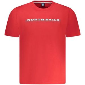 North Sails, Heren, Tops, Rood, Maat: S Katoen,