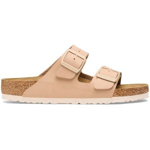 Birkenstock, Dames, Schoenen, Beige, Maat: 43 EU Synthetisch,