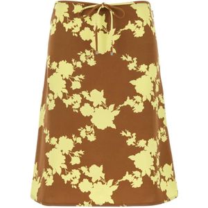 Versace, Dames, Rokken, Veelkleurig, Maat: 2XS Zijde,