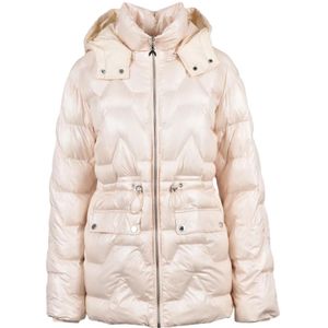 Patrizia Pepe, Dames, Jassen, Beige, Maat: XS Poliester,