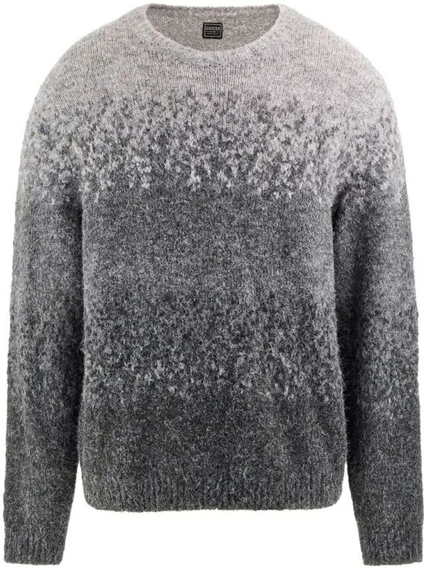 Guess - Truien & Vesten - Grijs - Gestreepte Trui voor Mannen